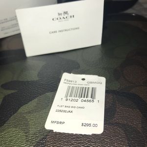 CAMO COACH MENS SHOULDER BAG